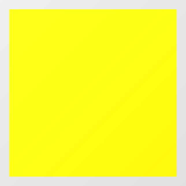 einfache minimale Vollfarbe     Fensteraufkleber (Blatt)