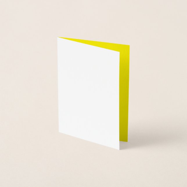 einfache minimale Vollfarbe Folienkarte (Vorderseite)