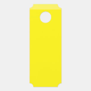 einfache minimale Vollfarbe Türanhänger