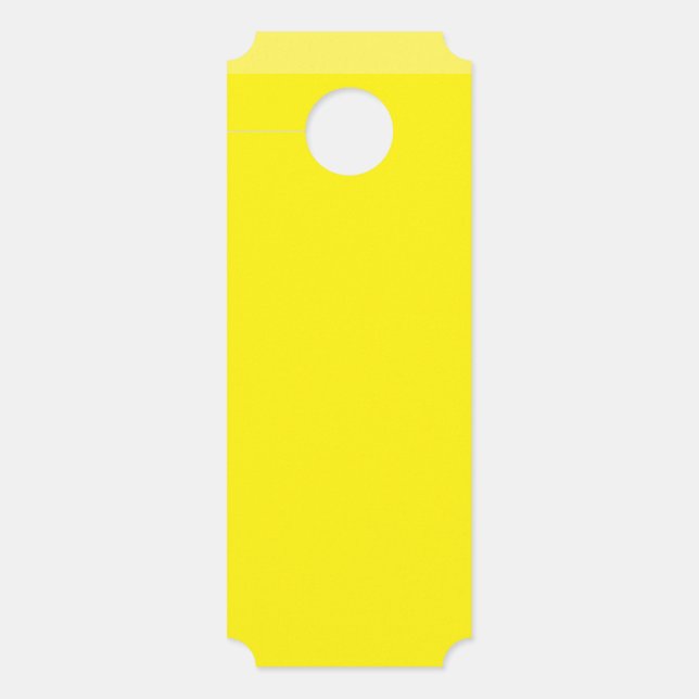 einfache minimale Vollfarbe Türanhänger (Vorderseite)