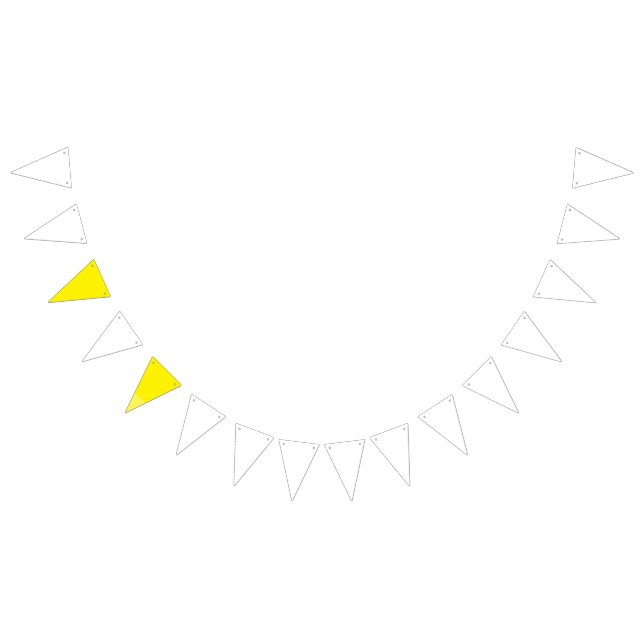 einfache minimale Vollfarbe      Wimpelkette (Alle)