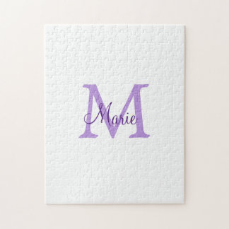 einfache minimale Zugabe Name Monogram Pink    Rot