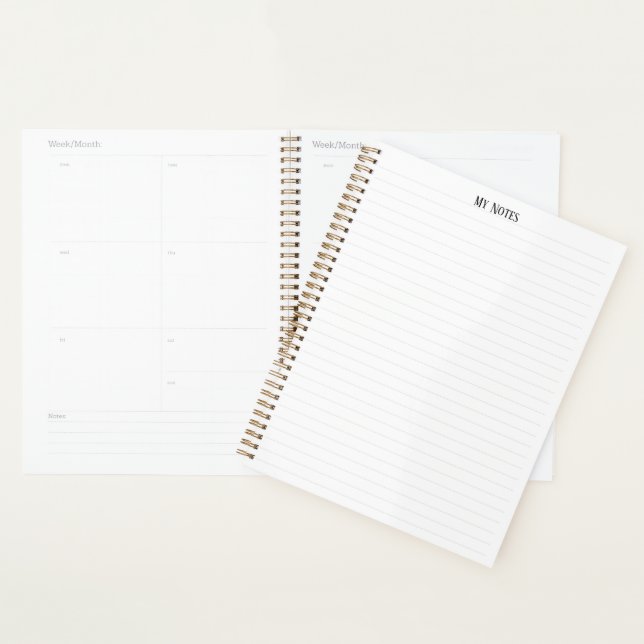 Einfache, Minimalistisch gepunktete Linien persona Planer (Anzeige)