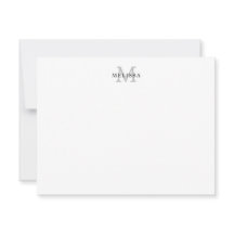 Einfache Minimalistisch-leicht-graue Monogramm-Typ