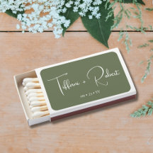 Einfache Minimalistisch Sage Green Gastgeschenk Ho