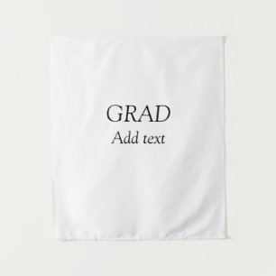 Einfache minimalistische Abschlussfeier elegante m Wandteppich