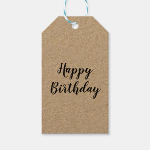einfache, minimalistische BeglTag-Geschenk Geschenkanhänger