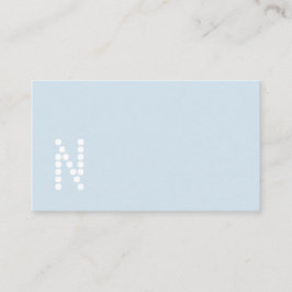 Einfache Minimalistische berufliche Visitenkarte