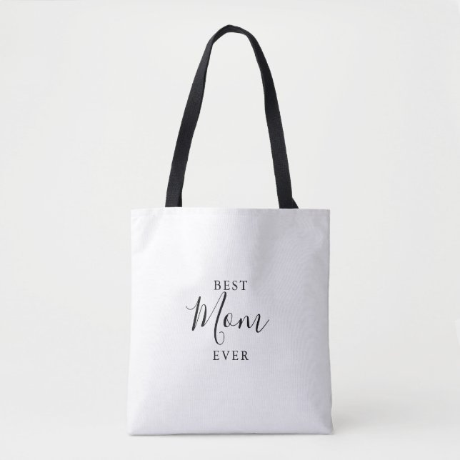 Einfache Minimalistische Best Mama je Tasche (Vorderseite)