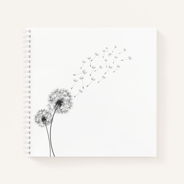 Einfache Minimalistische Blasleuchte | Notebook Notizbuch (Vorderseite)