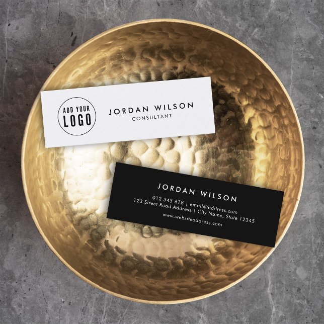 Einfache Minimalistische Editierfarbe hinzufügen Mini Visitenkarte (Von Creator hochgeladen)