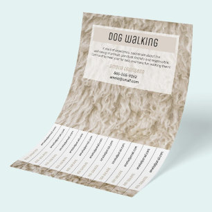 Einfache Minimalistische Flyer für Tierpflegediens