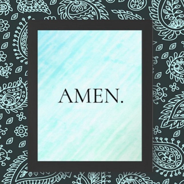 Einfache, Minimalistische Glaubensbekundung Poster (Von Creator hochgeladen)