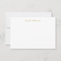 Einfache Minimalistische handgeschriebene Marigold