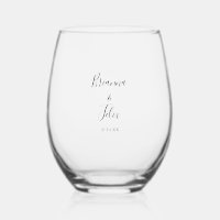Einfache Minimalistische Hochzeit