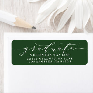 EINFACHE MINIMALISTISCHE KALLIGRAFIE-RÜCKADRESSE-E