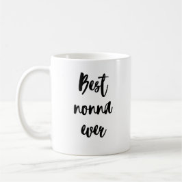 Einfache Minimalistische Kalligraphie Kaffeetasse