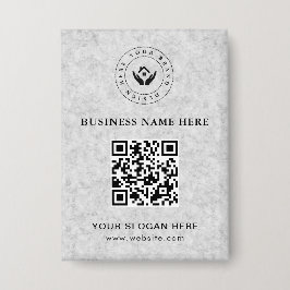 Einfache Minimalistische Logo- und Textwerbung Button