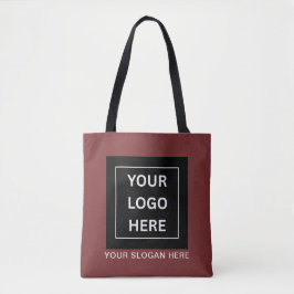 Einfache Minimalistische Logo- und Textwerbung Tasche