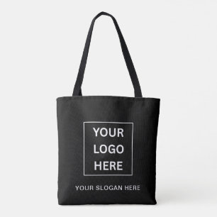 Einfache Minimalistische Logo- und Textwerbung Tasche