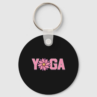 Einfache Minimalistische Lotusblumen-Yoga Schlüsselanhänger