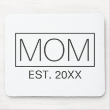 Einfache Minimalistische Mama Typografie | Mauspad