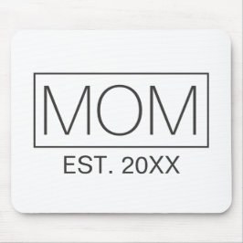 Einfache Minimalistische Mama Typografie | Mauspad