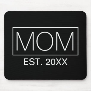 Einfache Minimalistische Mama Typografie   Mauspad