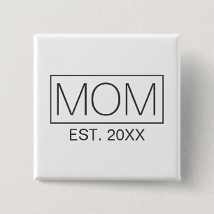 Einfache Minimalistische Mama Typografie   Schaltf Button