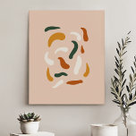Einfache Minimalistische, moderne Abstrakte Formen Künstlicher Leinwanddruck<br><div class="desc">Einfache Minimalistische,  moderne Abstrakte Formen und Blobs Imitate Canvas drucken</div>