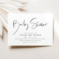 Einfache Minimalistische moderne, handgeschriebene