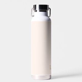Einfache Minimalistische Monogram, Rosa Rosa Trinkflasche