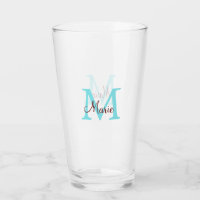 einfache minimalistische Monogramm-Name in Rosa Ro