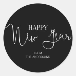 Einfache Minimalistische Neuerscheinung Runder Aufkleber