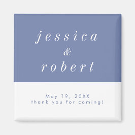 Einfache Minimalistische Pastellverheiratung Magnet