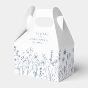 Einfache Minimalistische Periwinkle-Wildblume Hoch Geschenkschachtel