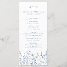 Einfache Minimalistische Periwinkle-Wildblume Hoch