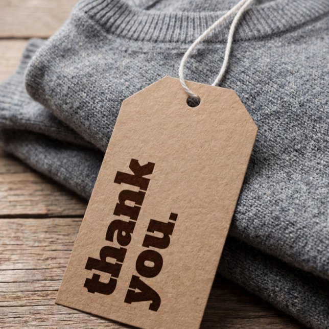 Einfache Minimalistische Preisgestaltung für Unter Geschenkanhänger (Von Creator hochgeladen)