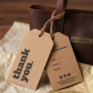 Einfache Minimalistische Preisgestaltung für Unter Geschenkanhänger