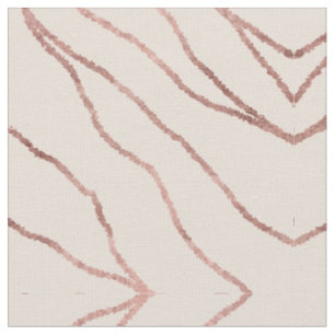Einfache Minimalistische Rose Gold Pink Squiggs St Stoff