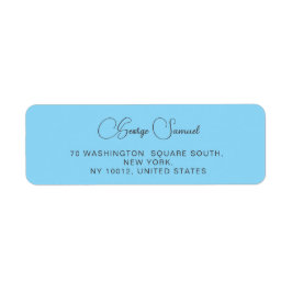 Einfache Minimalistische Rücksendeadressen-Aufkleb