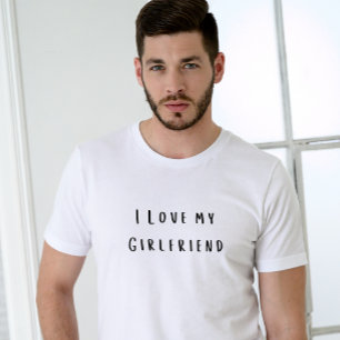 Einfache minimalistische Schrift I Liebe meiner Fr T-Shirt