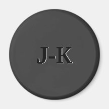 Einfache Minimalistische Schwarzweißmonogramm