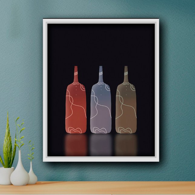 Einfache Minimalistische skandinavische Poster Art (Von Creator hochgeladen)