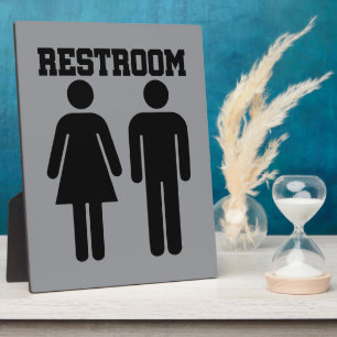 Einfache Minimalistische Toilette Badezimmer WC Fotoplatte