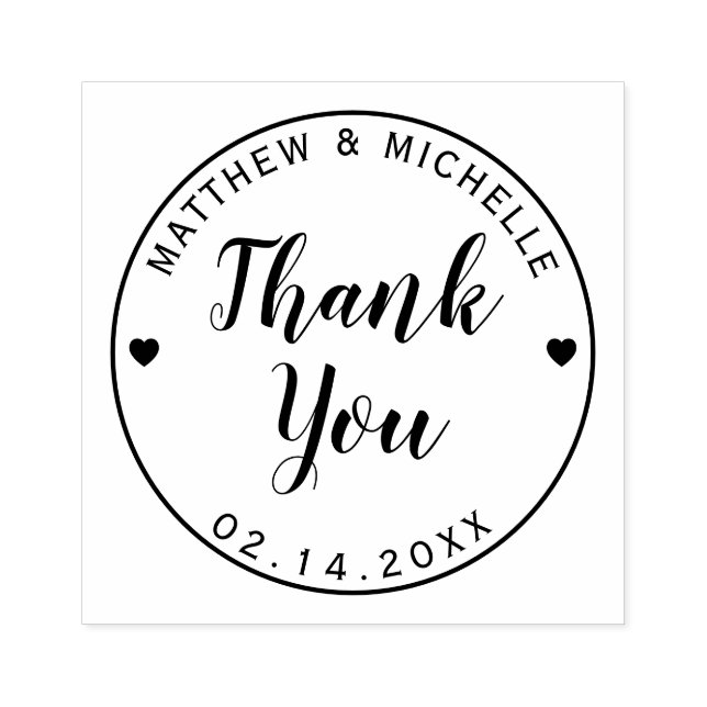 Einfache Minimalistische Typografie Hochzeit Viele Gummistempel (Prägung)