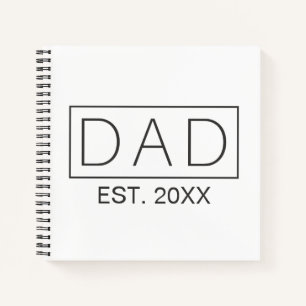 Einfache Minimalistische Vater Typografie   Notizb Notizbuch