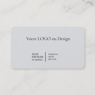 Einfache minimalistische Visitenkarte für Anwälte