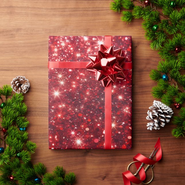 Einfache Minimalistische Weihnachten Geschenkpapier (Feiertagsgeschenk)