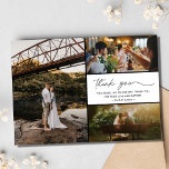 Einfache moderne 3-Foto Hochzeit Vielen Dank Dankeskarte<br><div class="desc">Dankbarkeit zu senden war noch nie eleganter oder persönlicher mit unseren Simple Modern 3 Foto Wedding Dankeschön Cards, schätzen die Liebe erfüllten Momente und erweitern Ihren aufrichtigen Dank auf eine Weise, die einen bleibenden Eindruck verlasse. Diese Karten sind mit Raffinesse und personalisiert, um Ihre einzigartige Liebe zu erfassen. Sie kombinieren...</div>